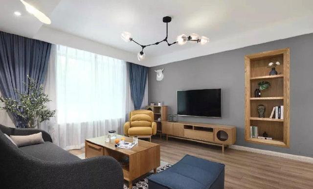 簡(jiǎn)歐風(fēng)裝修設(shè)計(jì)室，高級(jí)灰的色調(diào)溫馨舒適