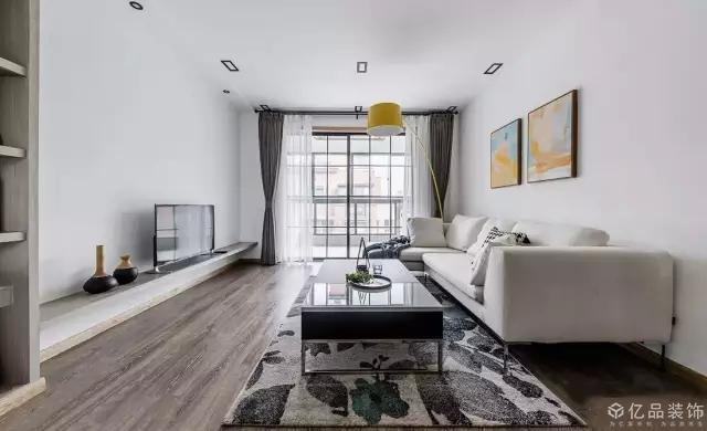 90㎡三室兩廳， 清新北歐風