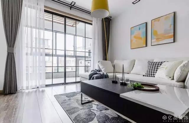 90㎡三室兩廳， 清新北歐風