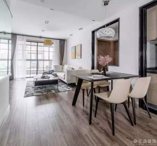 90㎡三室兩廳， 清新北歐風