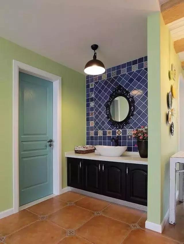 衛(wèi)生間洗手臺隔斷設計，喜歡的朋友可以參考~