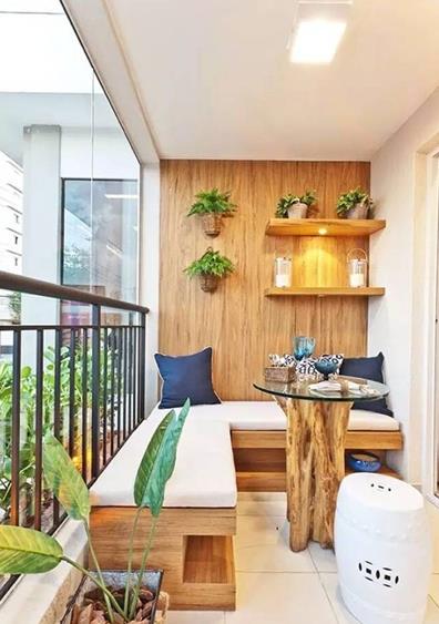 陽臺上的美好 享受自然的悠閑