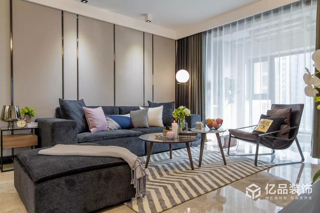 億品裝飾|102平米輕奢風(fēng)三房，都市男喜歡的風(fēng)格，品質(zhì)感十足
