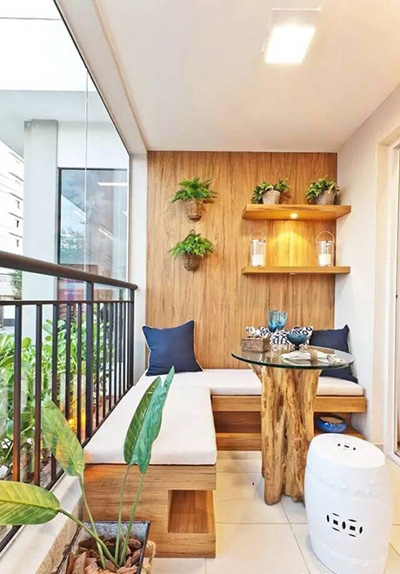 億品裝飾|陽臺上的美好 享受自然的悠閑