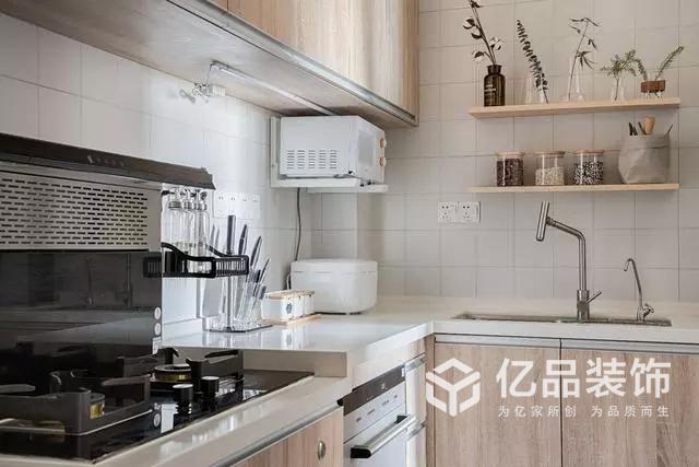 億品裝飾|80平小戶型，原木色的，自然柔和