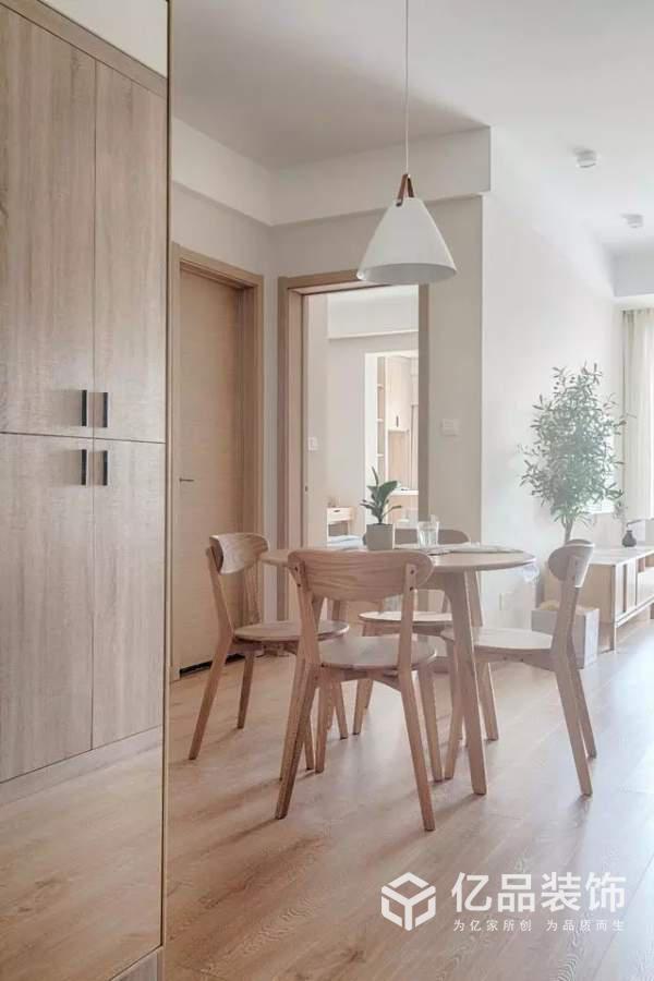 億品裝飾|80平小戶型，原木色的，自然柔和