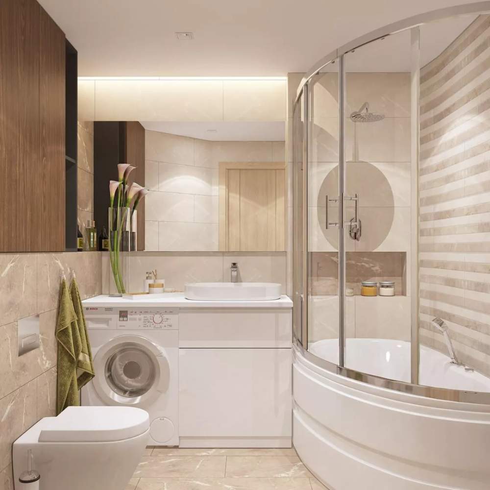 億品裝飾之衛(wèi)生間怎么放洗衣機(jī)？做個(gè)柜子好方便！