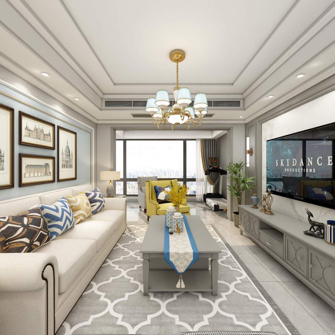 衡陽(yáng)億品裝飾,法式風(fēng)格VR全景