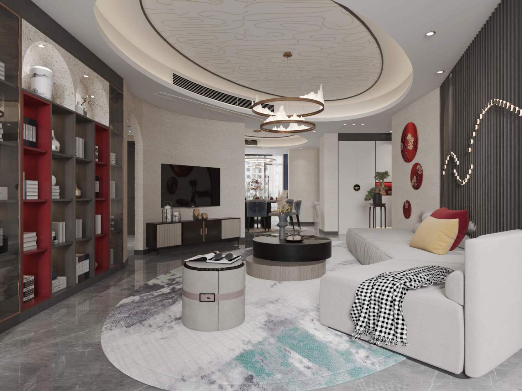 衡陽(yáng)億品裝飾,新中式風(fēng)格VR全景