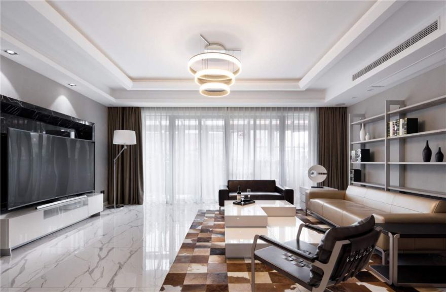 億品裝飾案例|現(xiàn)代風格黑白灰系列